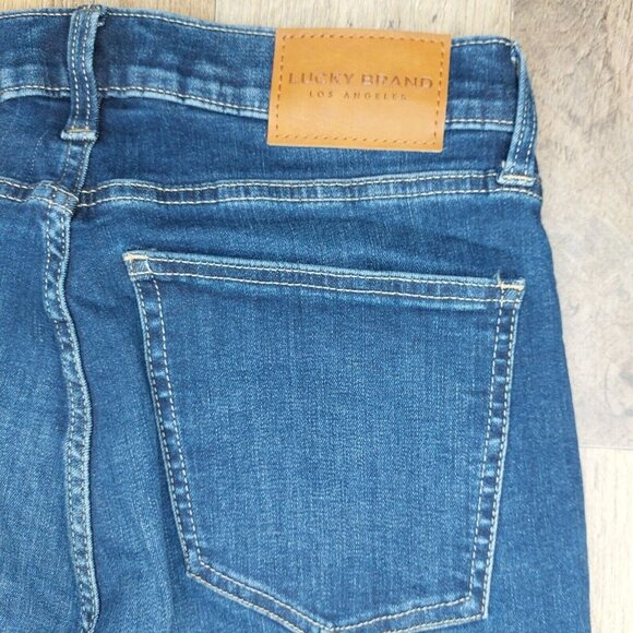 Lucky Brand Jeans Women 6/28 Blue Bridgette Skinny Dark Denim Ankle Stretch - Picture 14 of 16